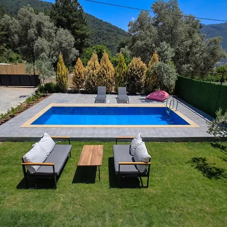 Villa Captivating With Private Pool Surrounded By Olive Trees In Fethiye *